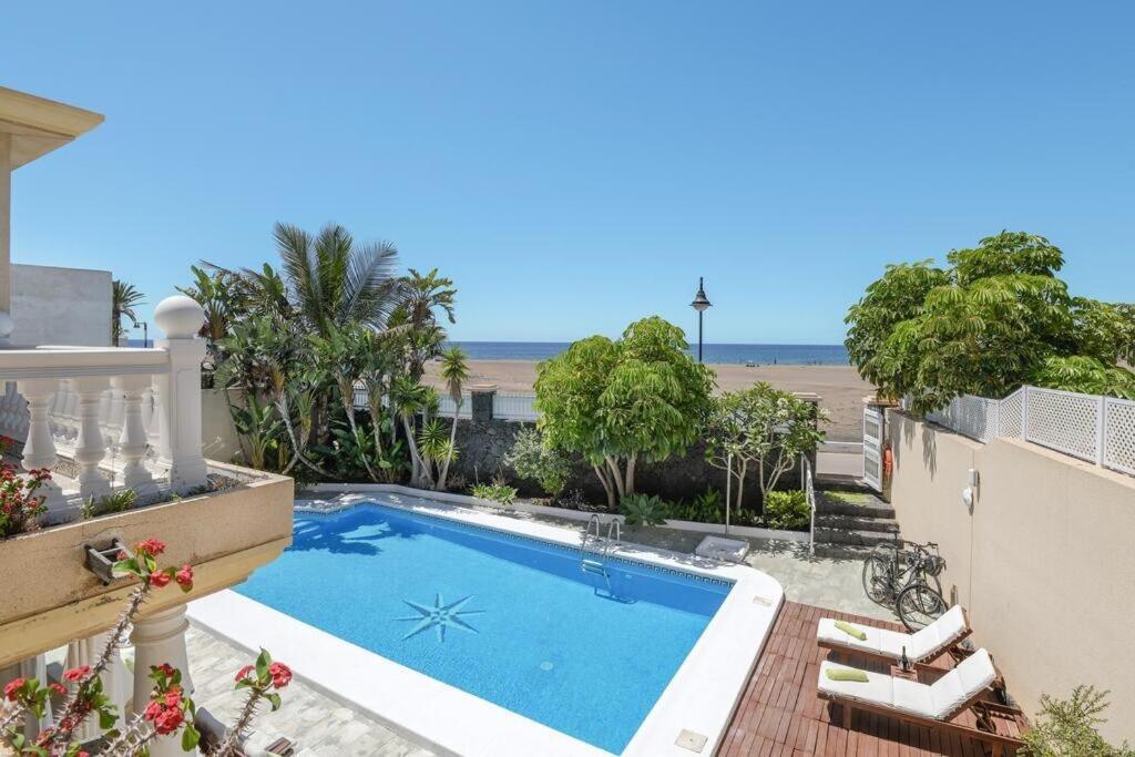 Villa La Concha Beachfront Heated Pool Playa Honda  Luaran gambar