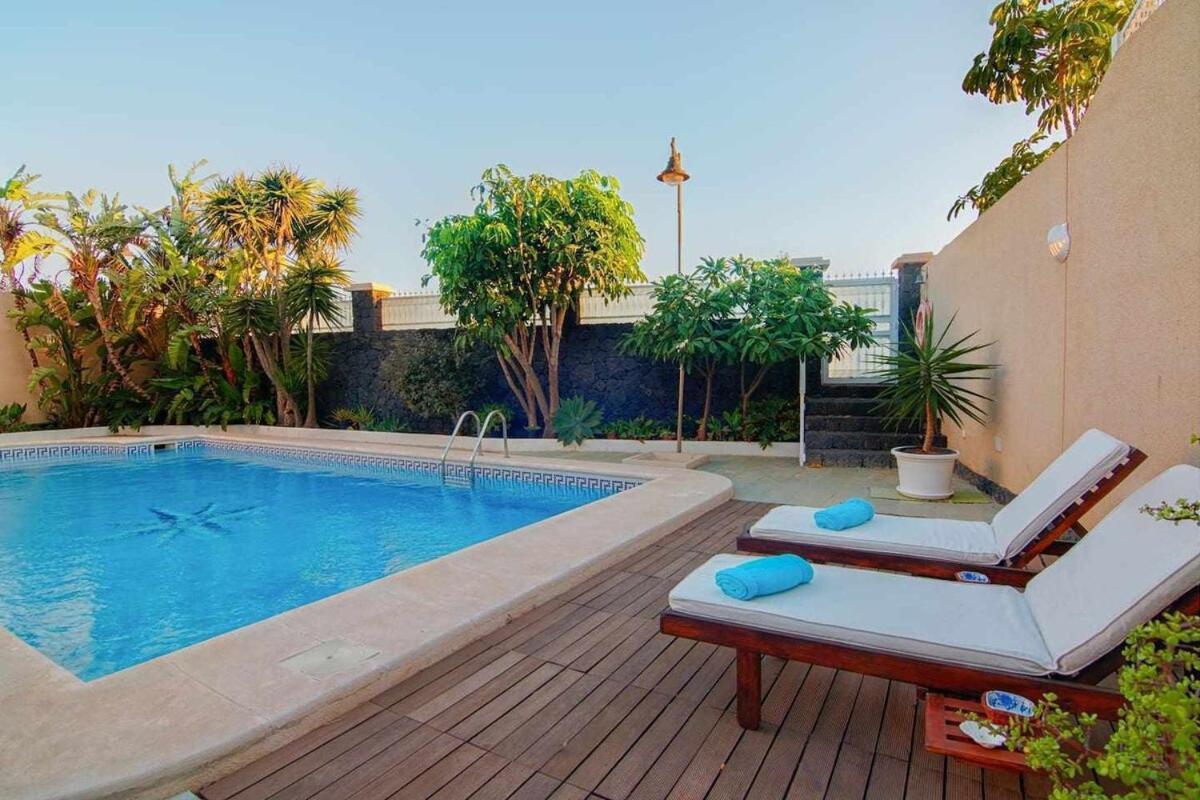 Villa La Concha Beachfront Heated Pool Playa Honda  Luaran gambar