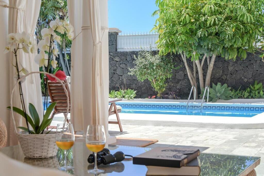 Villa La Concha Beachfront Heated Pool Playa Honda  Luaran gambar